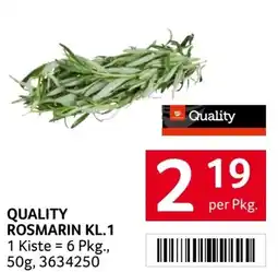 Transgourmet Quality rosmarin kl.1 Angebot