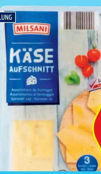 Hofer Milsani Käseaufschnitt Angebot