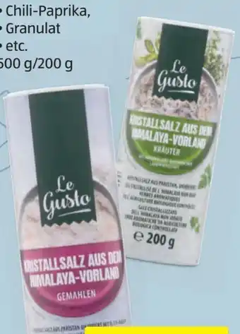 Hofer Le Gusto Himalaya Kristallsalz Angebot