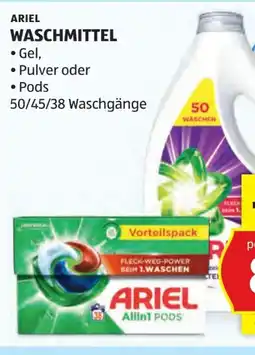 Hofer Ariel Waschmittel Gel Angebot