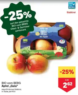 MPreis Bio vom berg apfel gala Angebot