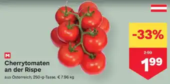 MPreis Cherrytomaten an der rispe Angebot