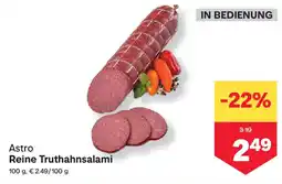 MPreis Astro reine truthahnsalami Angebot