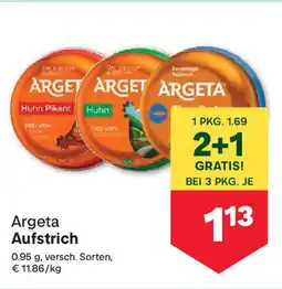 MPreis Argeta aufstrich Angebot