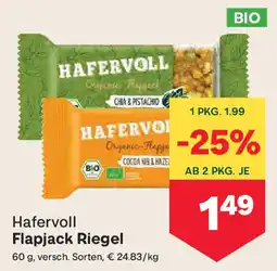 MPreis Hafervoll flapjack riegel Angebot
