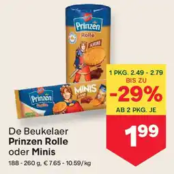 MPreis De beukelaer prinzen rolle oder minis Angebot