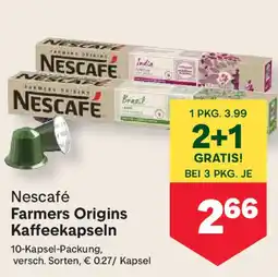MPreis Nescafé farmers origins kaffeekapseln Angebot