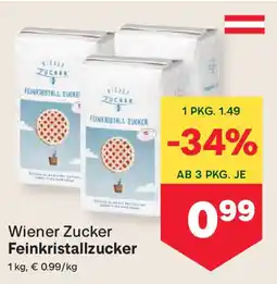 MPreis Wiener zucker feinkristallzucker Angebot
