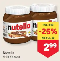 MPreis Nutella Angebot