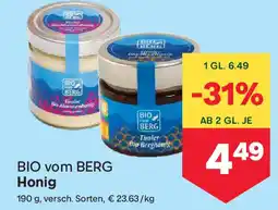 MPreis Bio vom berg honig Angebot
