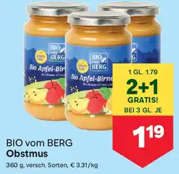 MPreis Bio vom berg obstmus Angebot
