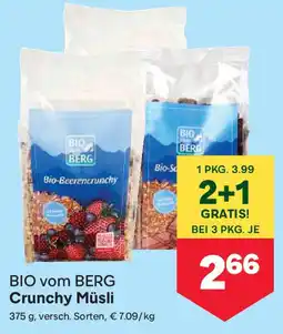 MPreis Bio vom berg crunchy müsli Angebot
