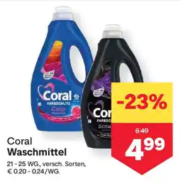 MPreis Coral waschmittel Angebot
