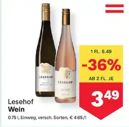 MPreis Lesehof wein Angebot