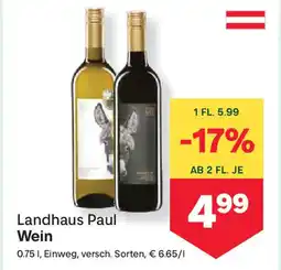 MPreis Landhaus paul wein Angebot