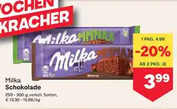 MPreis Milka schokolade Angebot
