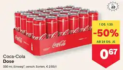 MPreis Coca-cola dose Angebot