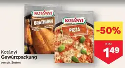 MPreis Kotányi gewürzpackung Angebot