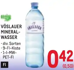 Metro Vöslauer mineral- wasser Angebot