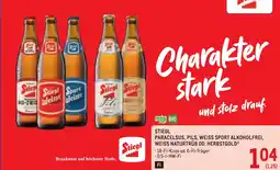 Metro Stiegl paracelsus, pils, weiss sport alkoholfrei, weiss naturtrüb od. herbstgold¹) Angebot