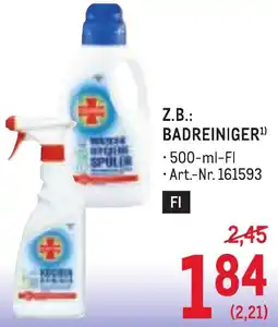 Metro Badreiniger Angebot