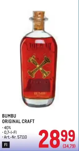 Metro Bumbu original craft Angebot