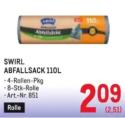 Metro Swirl abfallsack Angebot