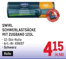 Metro Swirl schwerlastsäcke mit zugband Angebot