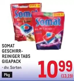 Metro Somat geschirr- reiniger tabs gigapack Angebot