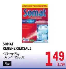 Metro Somat regeneriersalz Angebot