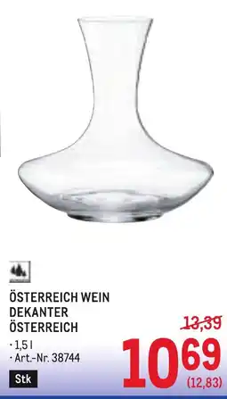 Metro Österreich wein dekanter österreich Angebot