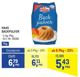 Metro Haas backpulver Angebot