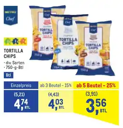 Metro Tortill chips Angebot