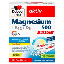 dm Magnesium 500 + B12 + D3 direct Sticks dm Angebot