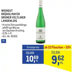 Metro Weingut bründlmayer grüner veltliner langenlois Angebot
