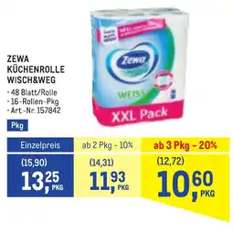 Metro Zewa küchenrolle wisch&weg Angebot