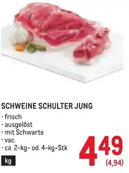 Metro Schweine schulter jung Angebot