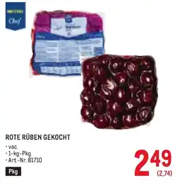 Metro Rote rüben gekocht Angebot
