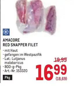 Metro Amacore red snapper filet Angebot