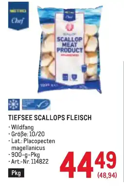Metro Tiefsee scallops fleisch Angebot