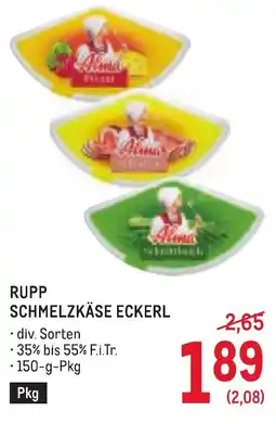 Metro Rupp schmelzkäse eckerl Angebot