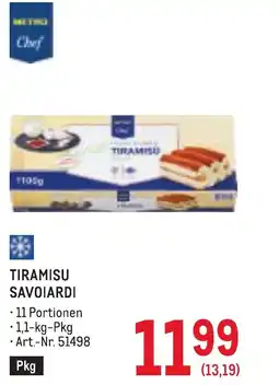 Metro Tiramisu savoiardi Angebot