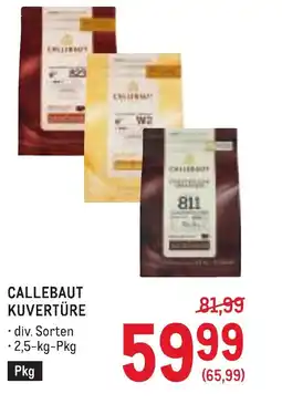 Metro Callebaut kuvertüre Angebot