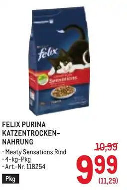 Metro Felix purina katzentrocken- nahrung Angebot