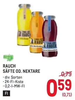 Metro Rauch säfte od. nektare Angebot