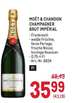 Metro Moët & chandon champagner brut impérial Angebot