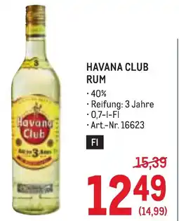 Metro Havana club rum Angebot