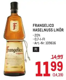 Metro Frangelico haselnuss likör Angebot