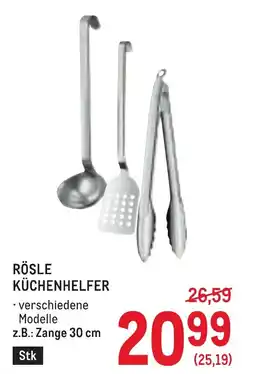 Metro Rösle küchenhelfer Angebot