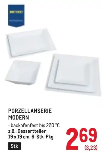 Metro Porzellanserie modern Angebot